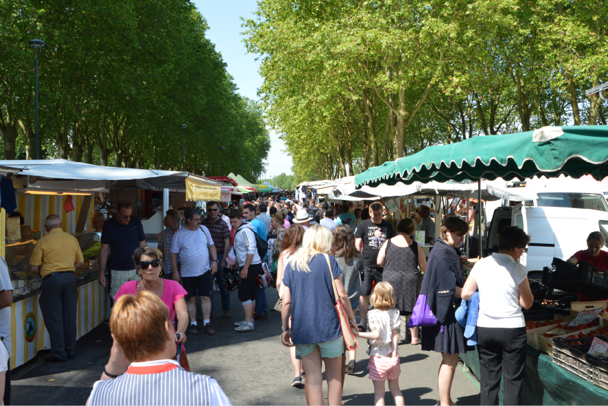 Local campsite of l’Ile d'Or in Amboise. Campsite in Amboise in the